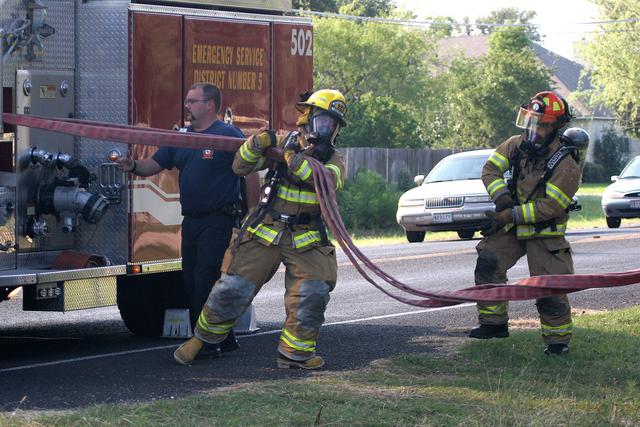 Manchaca VFD in Action